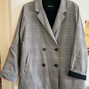 Madewell plaid blazer